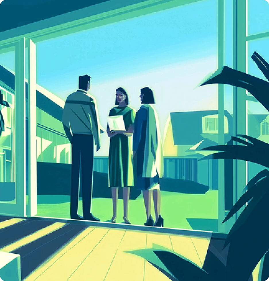 House buyers illustration